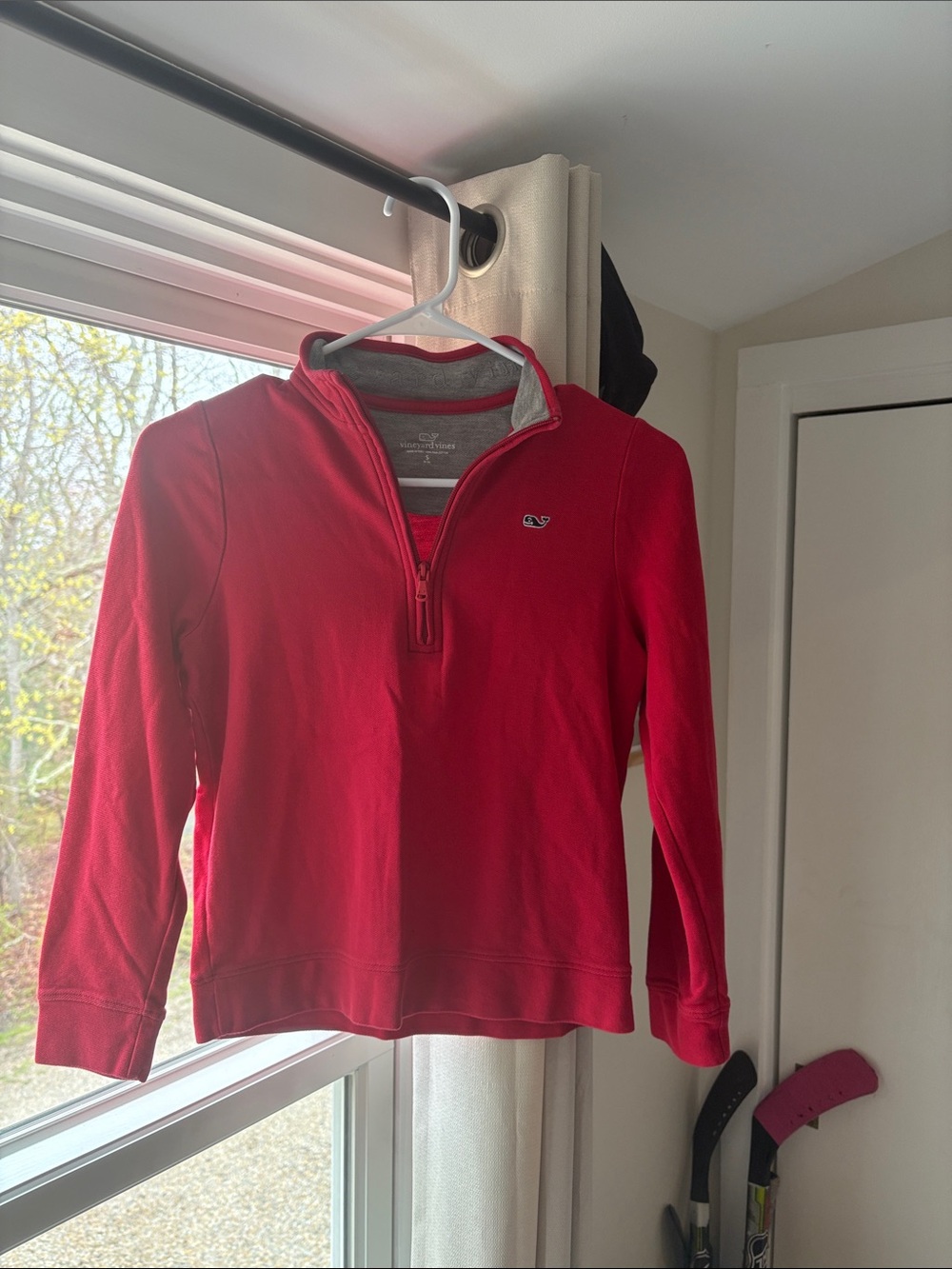 Vineyard Vines Scarlet Half-Zip Pullover